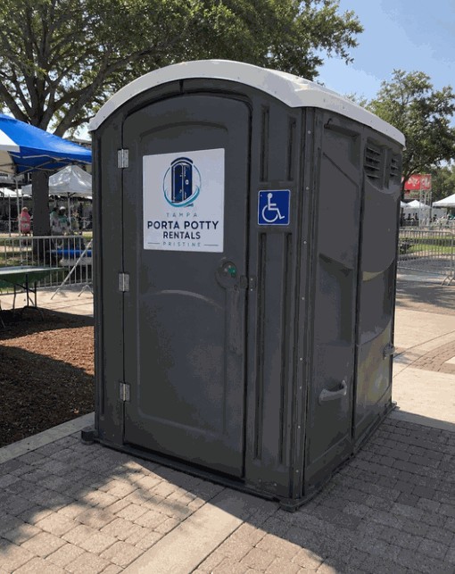 ADA-accessible wheelchair-friendly porta potty rental with level entry in Tampa